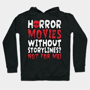 Scary Bloody Classic Horror Slasher Movies Film Lovers Hoodie